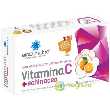 Vitamina C Echinacea 30cpr